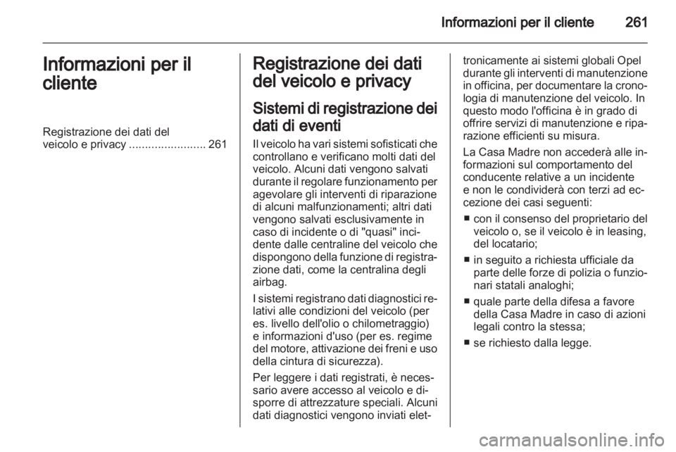 OPEL ASTRA J HB5 & ST 2012  Manuale di uso e manutenzione (in Italian) 