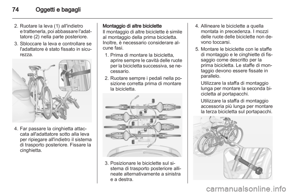 OPEL ASTRA J HB5 & ST 2012  Manuale di uso e manutenzione (in Italian) 