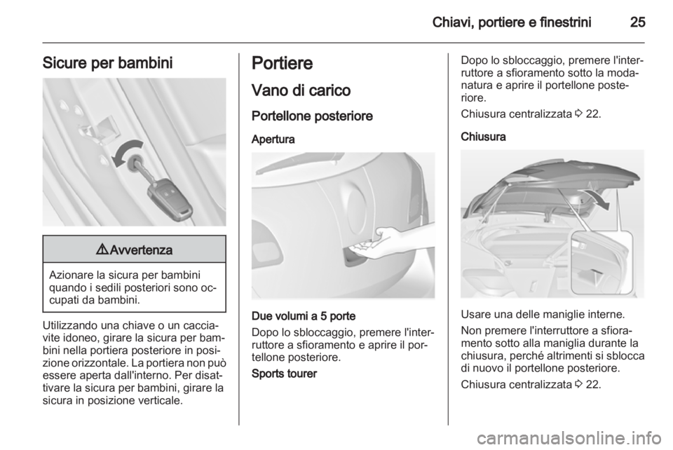 OPEL ASTRA J HB5 & ST 2012.5  Manuale di uso e manutenzione (in Italian) 