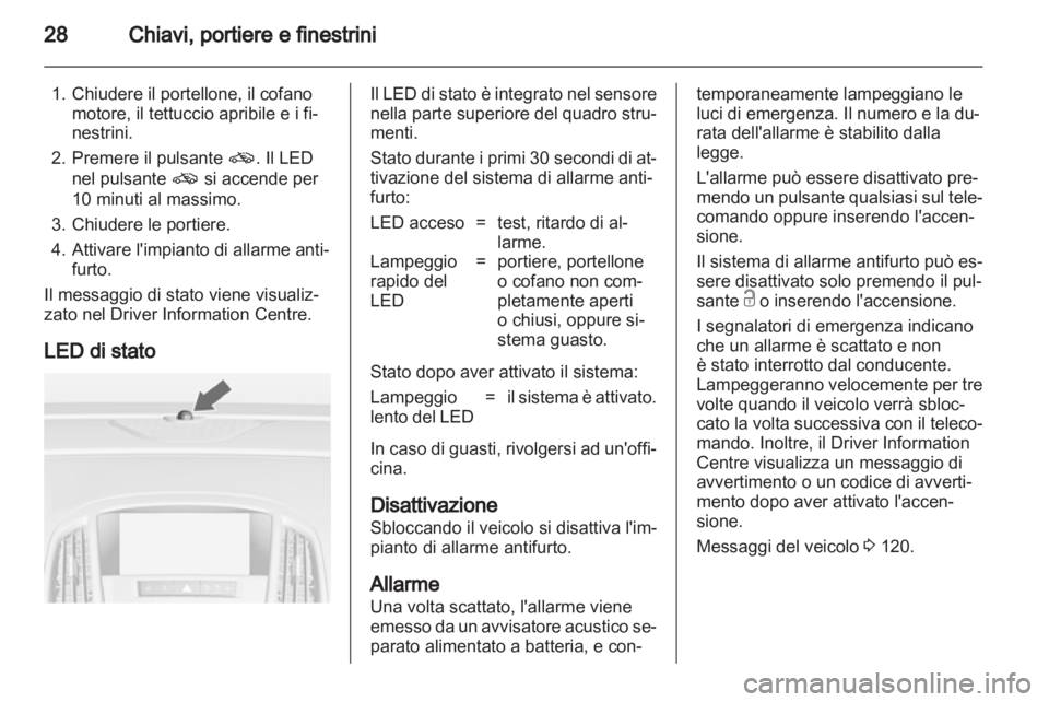 OPEL ASTRA J HB5 & ST 2012.5  Manuale di uso e manutenzione (in Italian) 