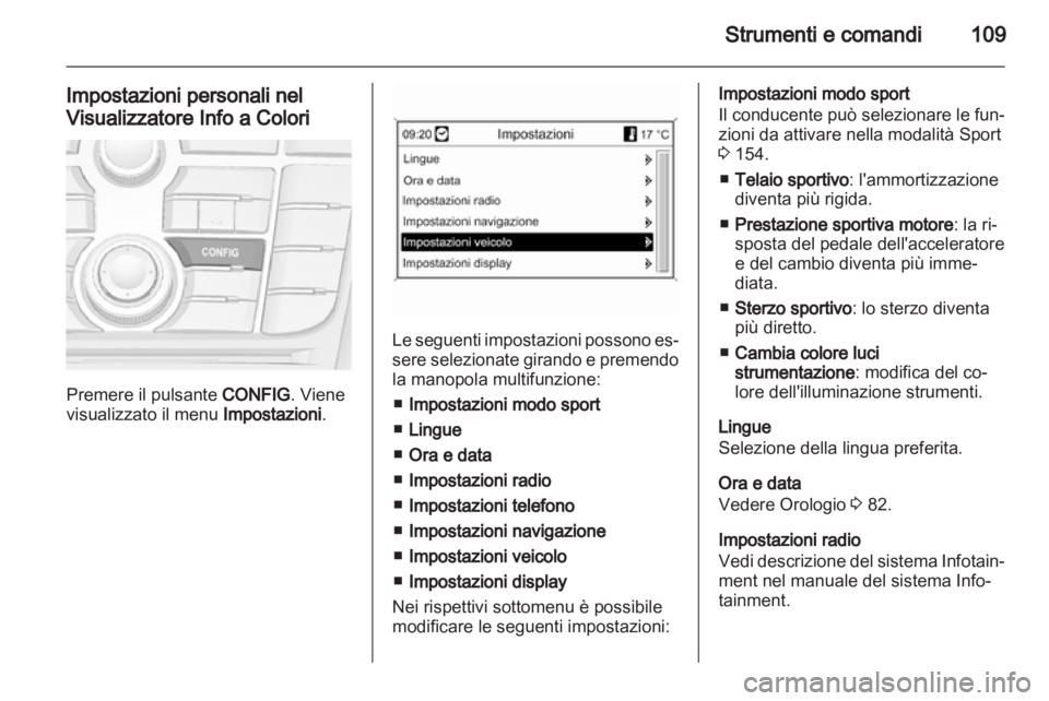 OPEL CASCADA 2013.5  Manuale di uso e manutenzione (in Italian) 