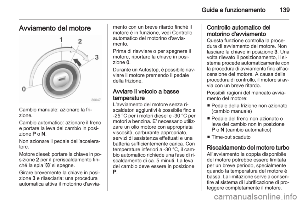 OPEL CASCADA 2013.5  Manuale di uso e manutenzione (in Italian) 