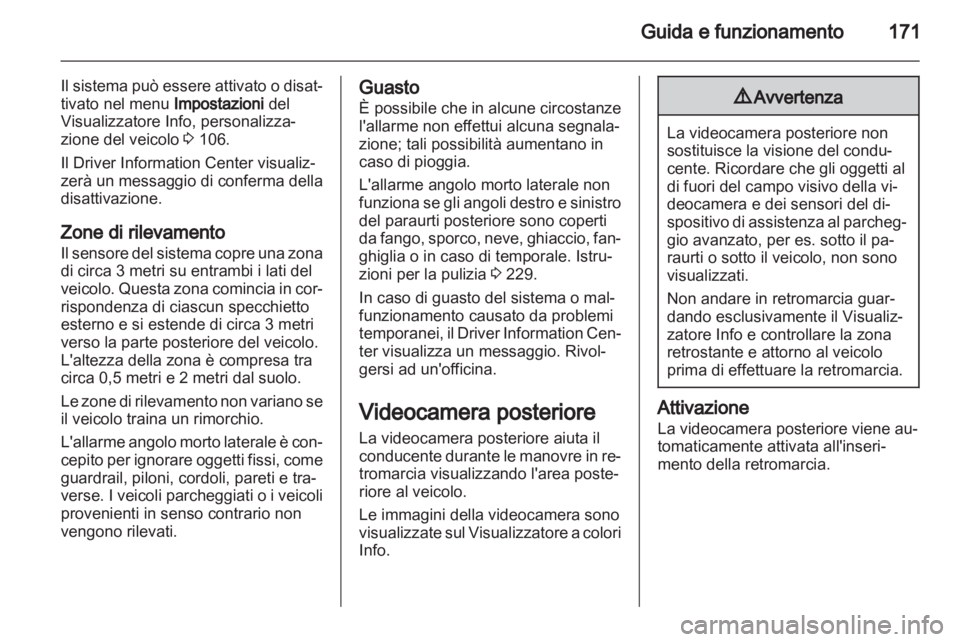 OPEL CASCADA 2013.5  Manuale di uso e manutenzione (in Italian) 