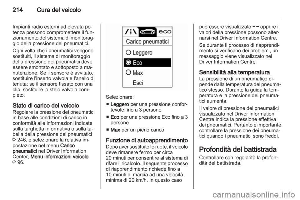 OPEL CASCADA 2013.5  Manuale di uso e manutenzione (in Italian) 