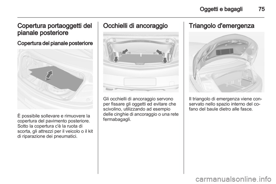 OPEL CASCADA 2013.5  Manuale di uso e manutenzione (in Italian) 