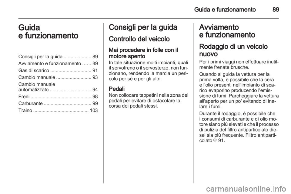OPEL COMBO 2011  Manuale di uso e manutenzione (in Italian) 