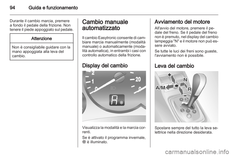 OPEL COMBO 2011  Manuale di uso e manutenzione (in Italian) 