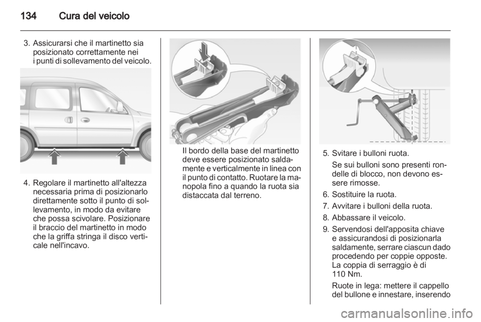 OPEL COMBO 2011.5  Manuale di uso e manutenzione (in Italian) 