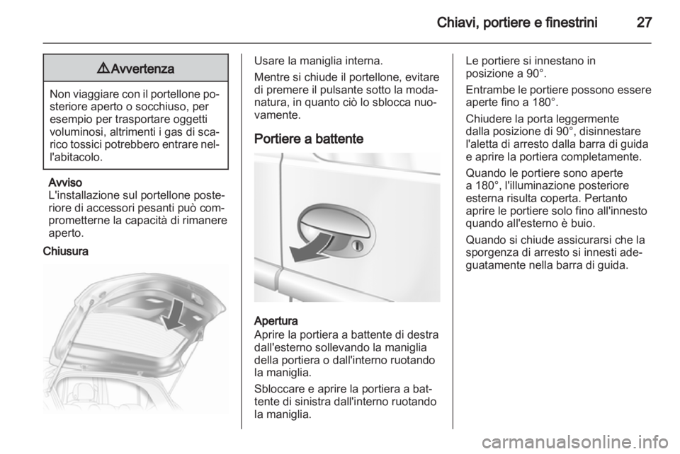 OPEL COMBO 2011.5  Manuale di uso e manutenzione (in Italian) 