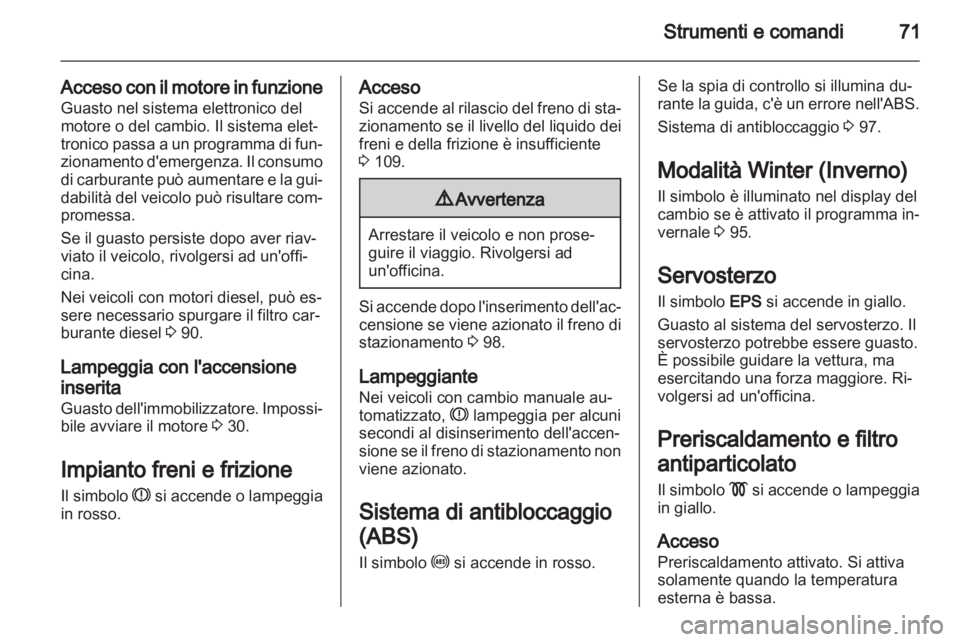 OPEL COMBO 2011.5  Manuale di uso e manutenzione (in Italian) 