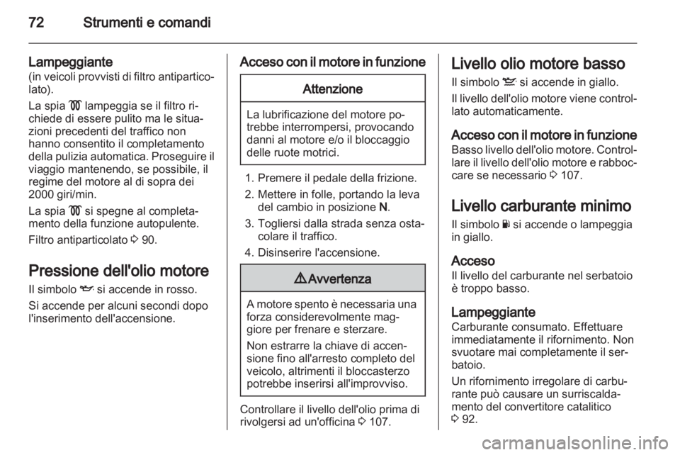 OPEL COMBO 2011.5  Manuale di uso e manutenzione (in Italian) 