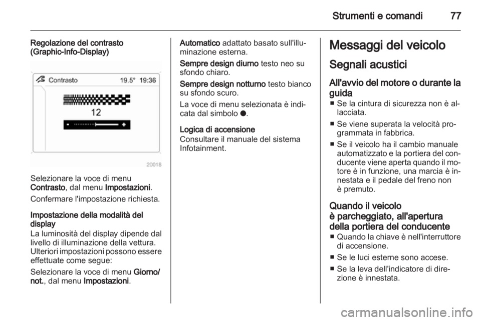 OPEL COMBO 2011.5  Manuale di uso e manutenzione (in Italian) 