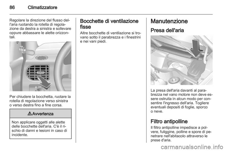 OPEL COMBO 2011.5  Manuale di uso e manutenzione (in Italian) 