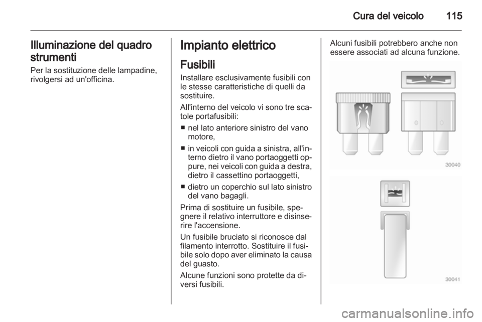 OPEL COMBO D 2012  Manuale di uso e manutenzione (in Italian) 