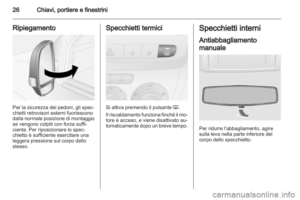 OPEL COMBO D 2012  Manuale di uso e manutenzione (in Italian) 