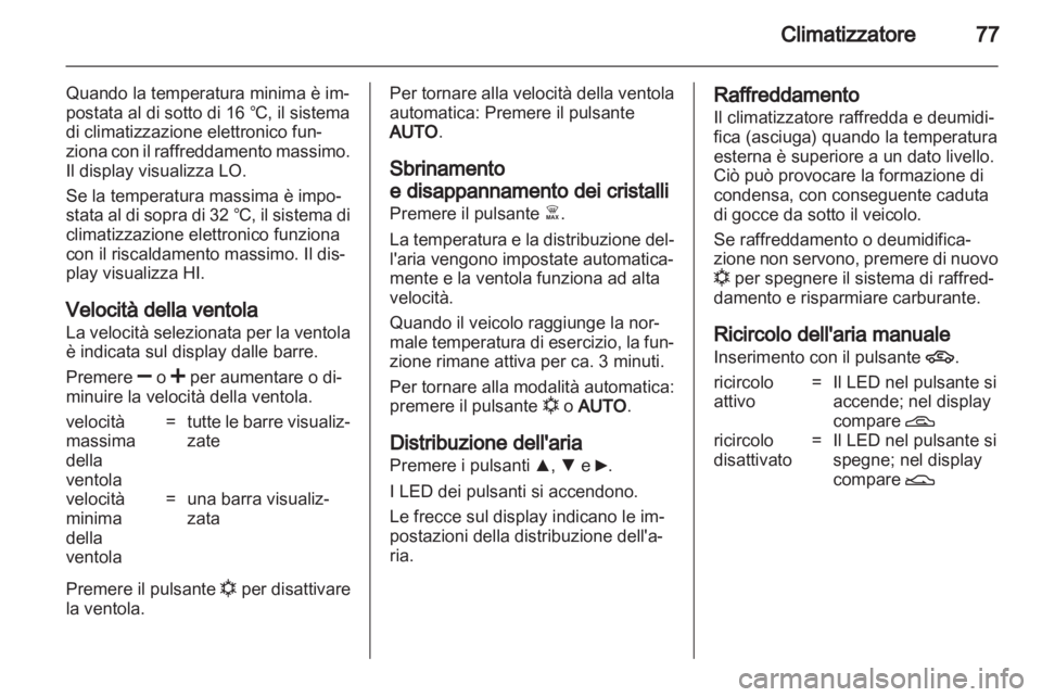 OPEL COMBO D 2012  Manuale di uso e manutenzione (in Italian) 