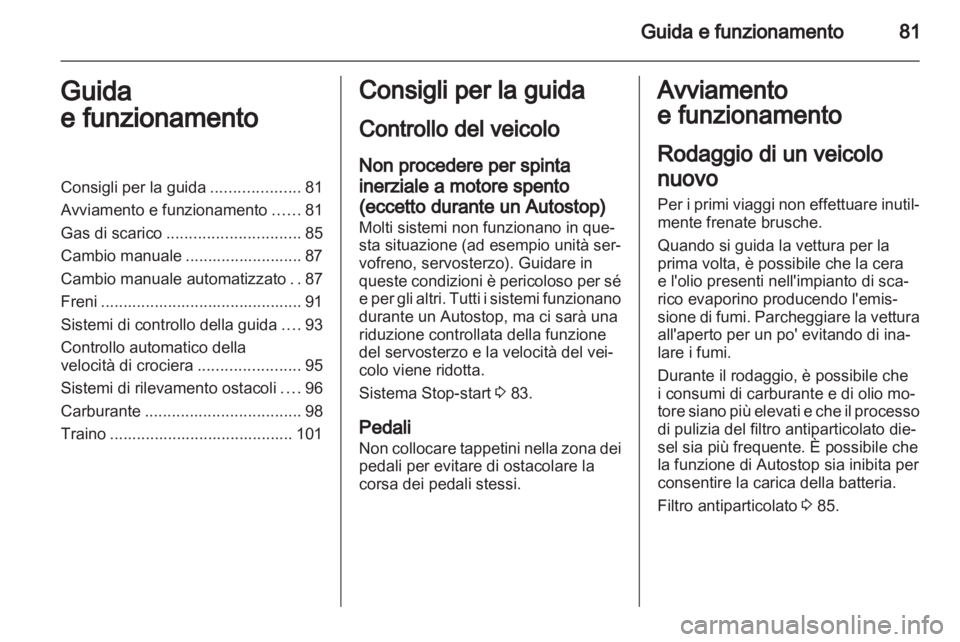 OPEL COMBO D 2012  Manuale di uso e manutenzione (in Italian) 