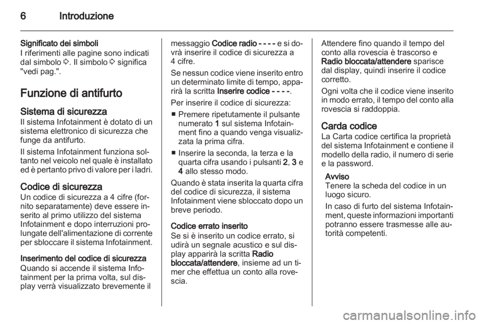 OPEL COMBO D 2013  Manuale del sistema Infotainment (in Italian) 