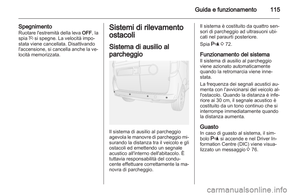 OPEL COMBO D 2013  Manuale di uso e manutenzione (in Italian) 