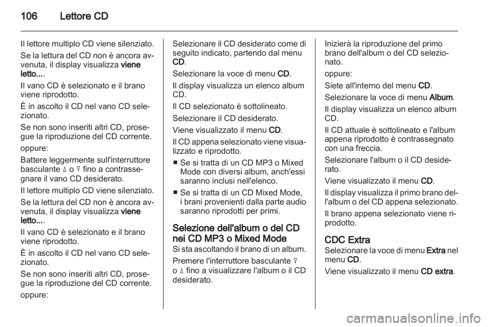 OPEL CORSA 2010.5  Manuale del sistema Infotainment (in Italian) 