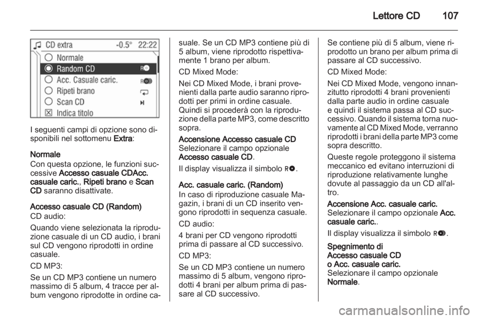 OPEL CORSA 2010.5  Manuale del sistema Infotainment (in Italian) 