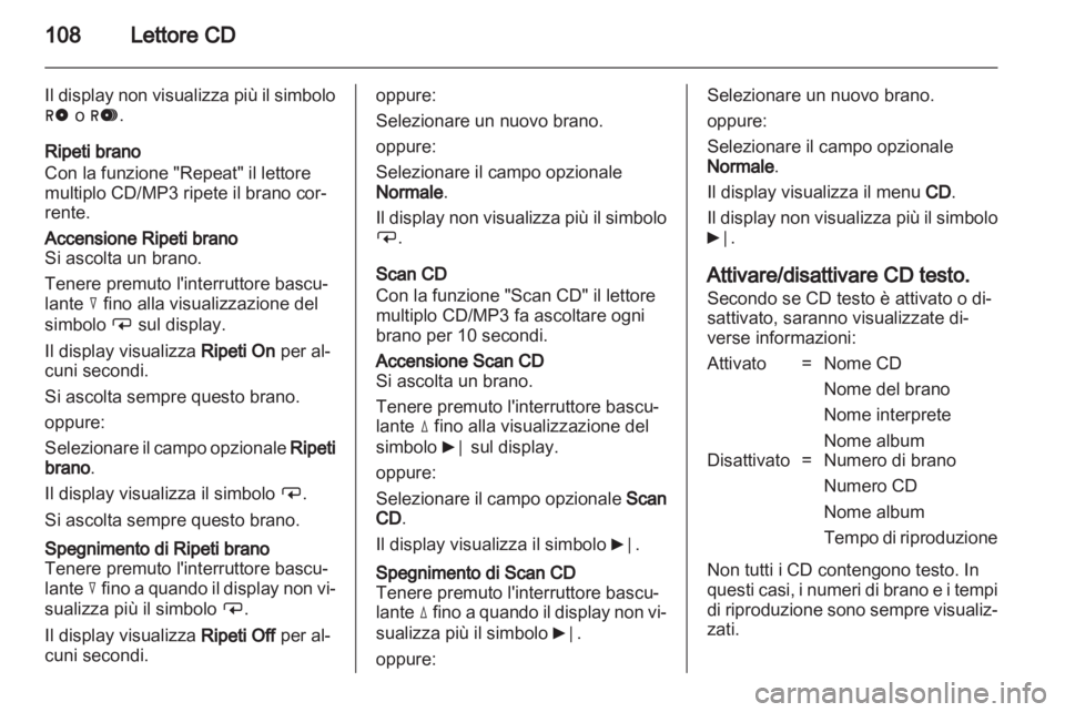 OPEL CORSA 2010.5  Manuale del sistema Infotainment (in Italian) 