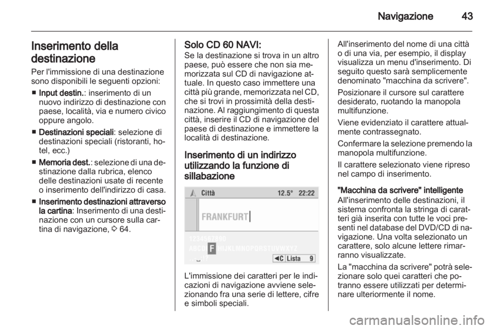OPEL CORSA 2010.5  Manuale del sistema Infotainment (in Italian) 