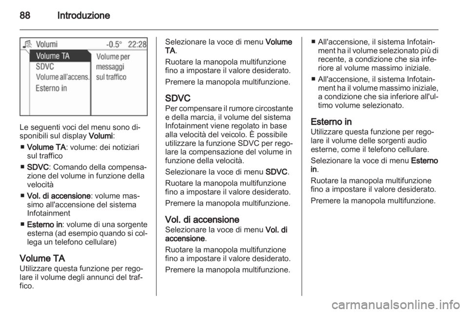 OPEL CORSA 2010.5  Manuale del sistema Infotainment (in Italian) 