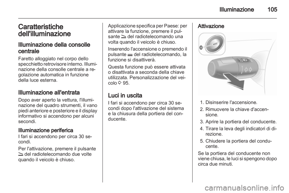 OPEL CORSA 2010.5  Manuale di uso e manutenzione (in Italian) 