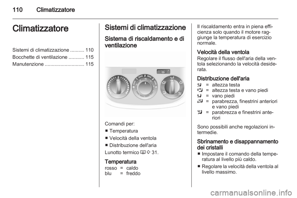OPEL CORSA 2010.5  Manuale di uso e manutenzione (in Italian) 