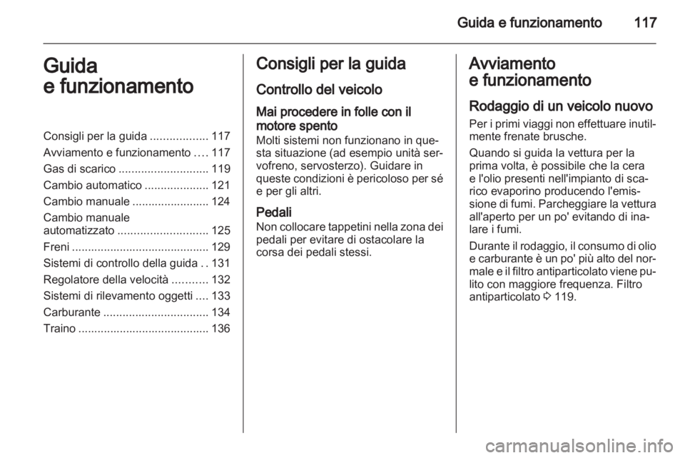 OPEL CORSA 2010.5  Manuale di uso e manutenzione (in Italian) 