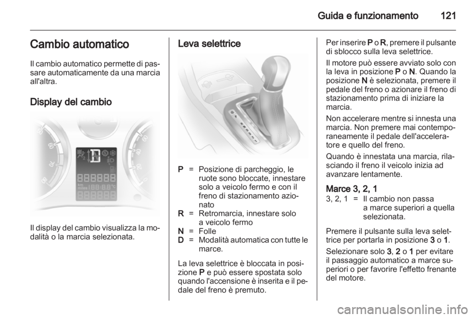 OPEL CORSA 2010.5  Manuale di uso e manutenzione (in Italian) 
