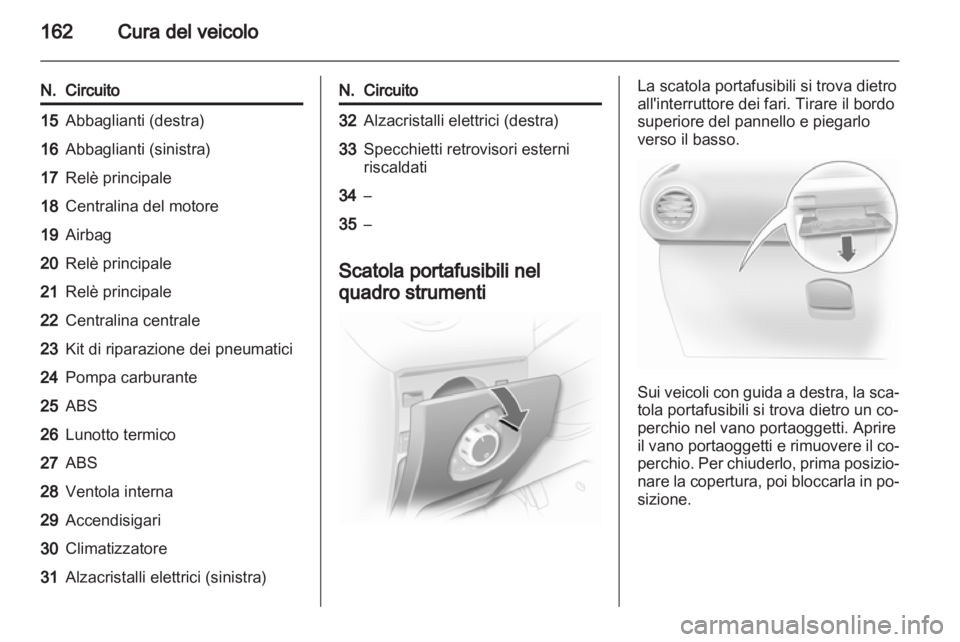 OPEL CORSA 2010.5  Manuale di uso e manutenzione (in Italian) 