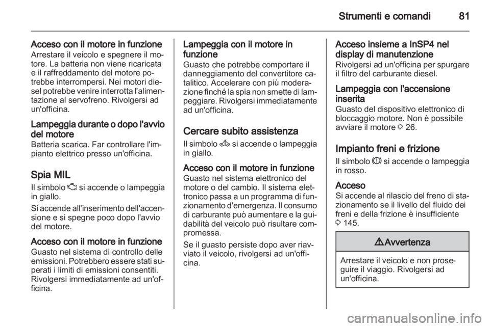 OPEL CORSA 2010.5  Manuale di uso e manutenzione (in Italian) 