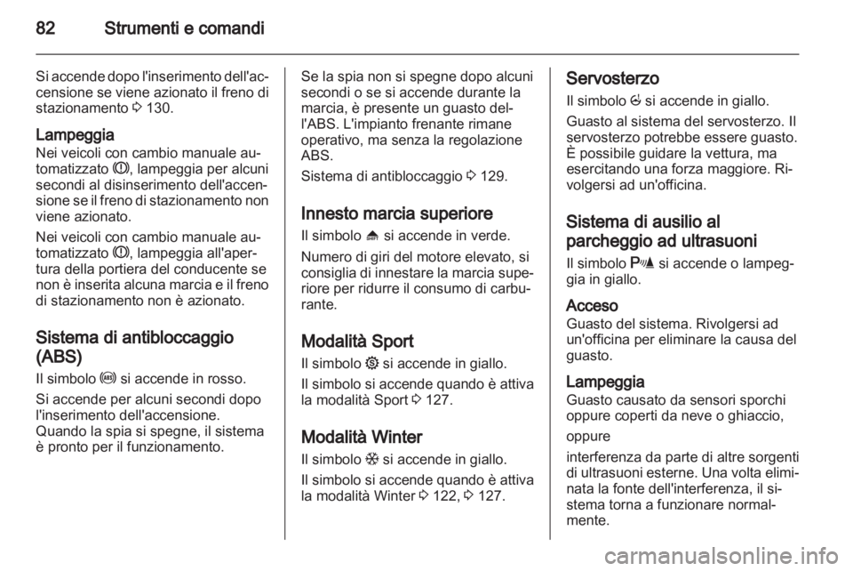 OPEL CORSA 2010.5  Manuale di uso e manutenzione (in Italian) 