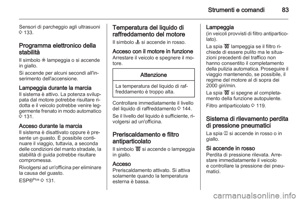 OPEL CORSA 2010.5  Manuale di uso e manutenzione (in Italian) 