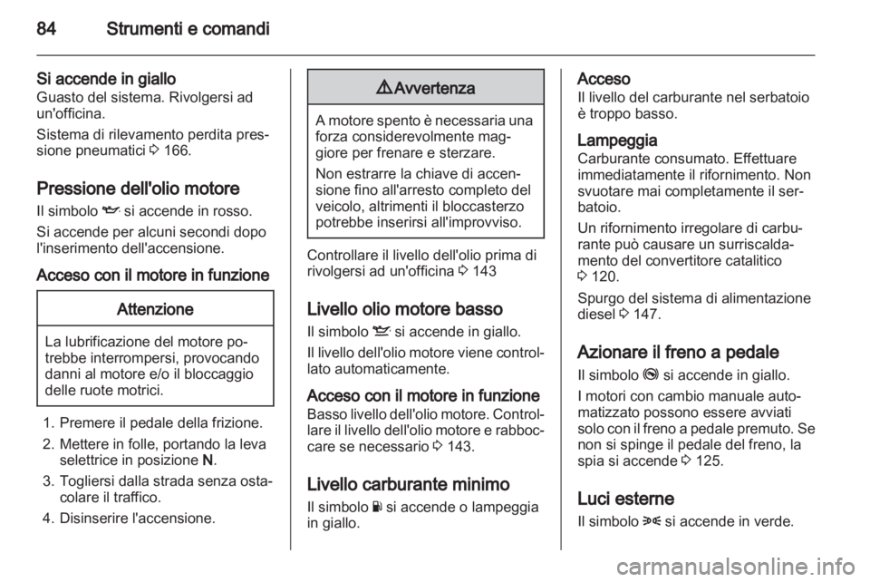 OPEL CORSA 2010.5  Manuale di uso e manutenzione (in Italian) 