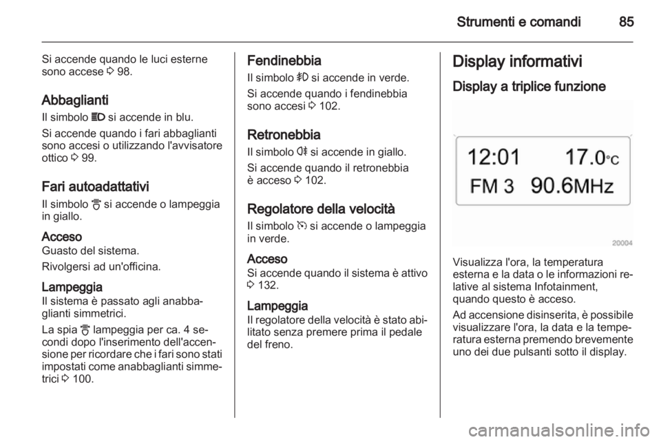 OPEL CORSA 2010.5  Manuale di uso e manutenzione (in Italian) 