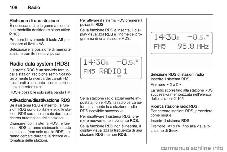 OPEL CORSA 2011  Manuale del sistema Infotainment (in Italian) 