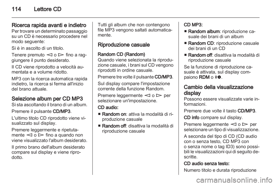 OPEL CORSA 2011  Manuale del sistema Infotainment (in Italian) 