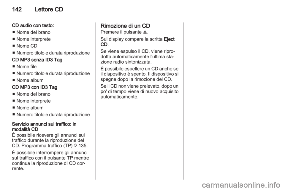 OPEL CORSA 2011  Manuale del sistema Infotainment (in Italian) 