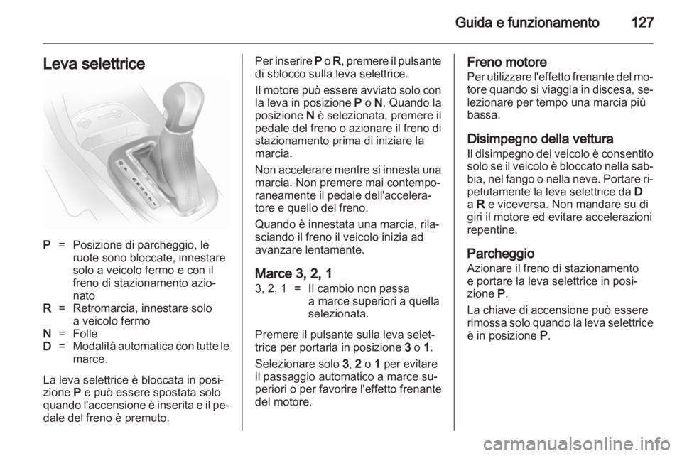 OPEL CORSA 2011  Manuale di uso e manutenzione (in Italian) 