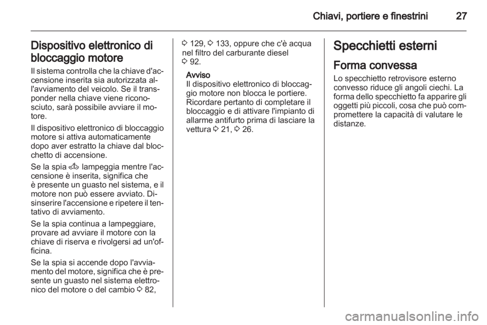 OPEL CORSA 2011  Manuale di uso e manutenzione (in Italian) 