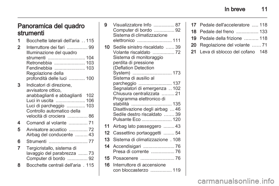 OPEL CORSA 2011.5  Manuale di uso e manutenzione (in Italian) 