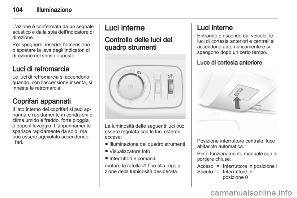 OPEL CORSA 2011.5  Manuale di uso e manutenzione (in Italian) 