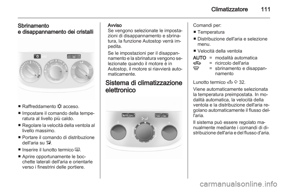 OPEL CORSA 2011.5  Manuale di uso e manutenzione (in Italian) 