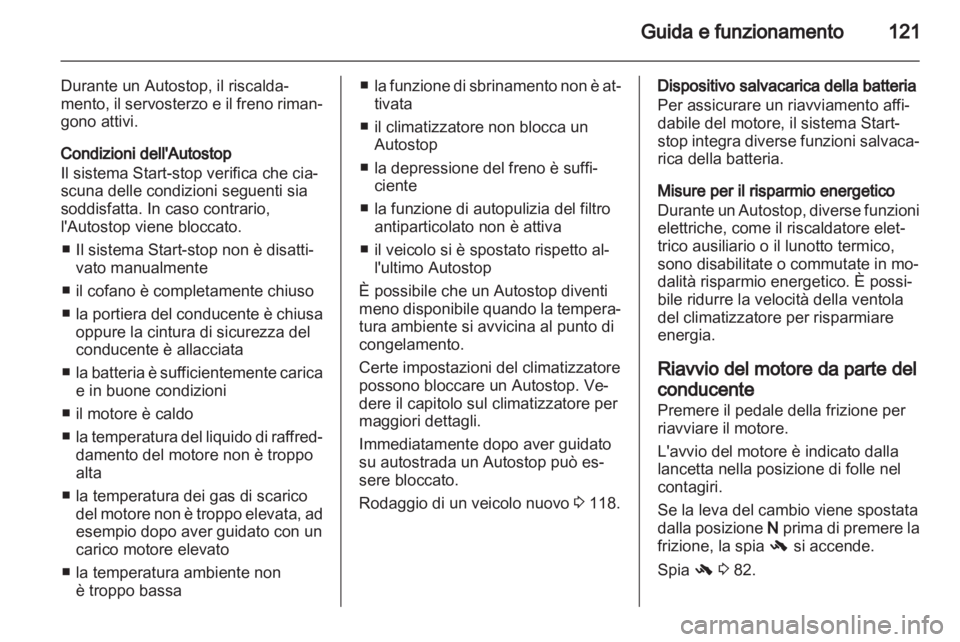 OPEL CORSA 2011.5  Manuale di uso e manutenzione (in Italian) 