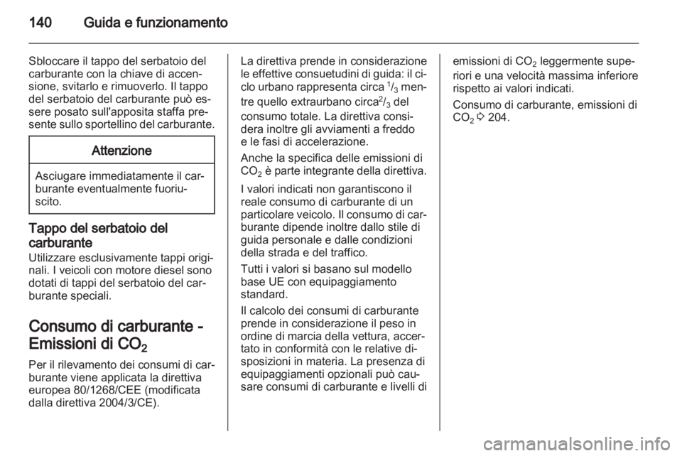 OPEL CORSA 2011.5  Manuale di uso e manutenzione (in Italian) 