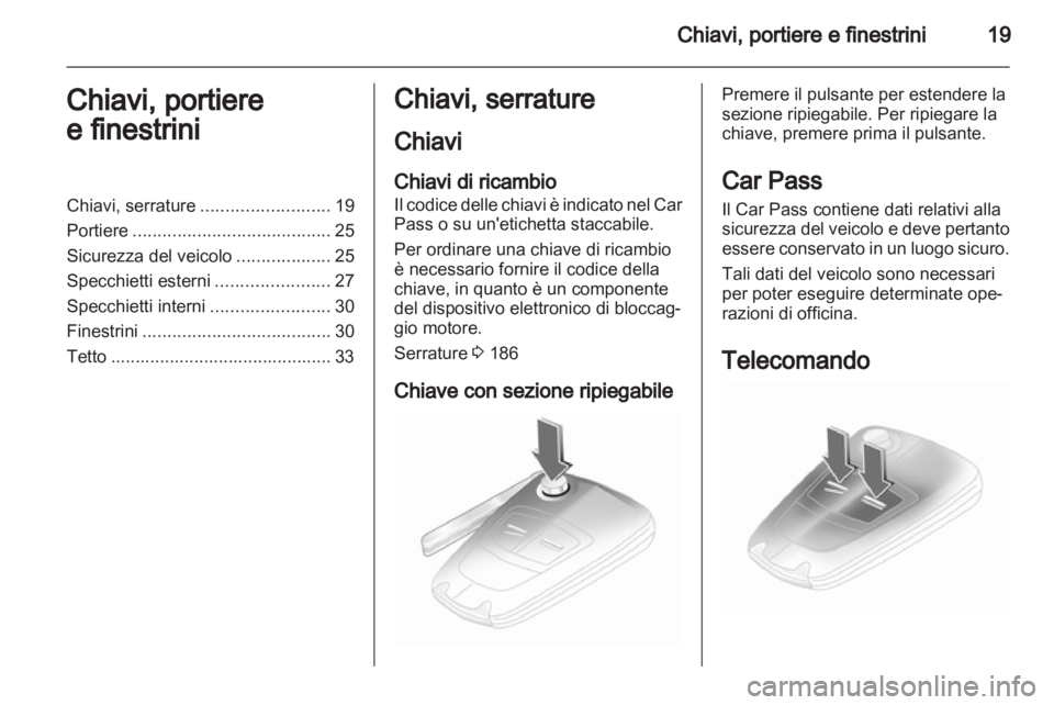 OPEL CORSA 2011.5  Manuale di uso e manutenzione (in Italian) 
