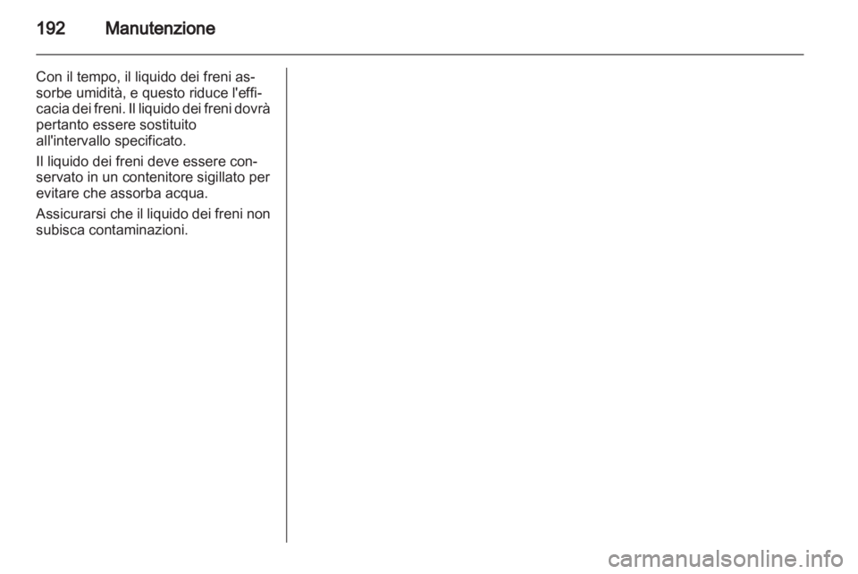 OPEL CORSA 2011.5  Manuale di uso e manutenzione (in Italian) 